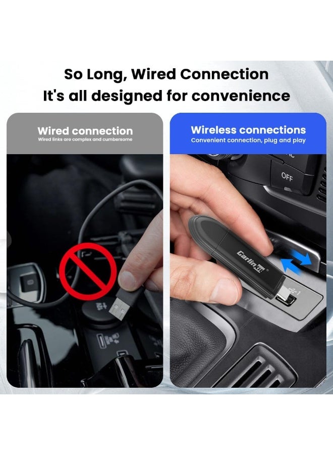 Carlinkit MINI SE Upgraded Wireless CarPlay Adapter - Ultra-Compact Dongle - Fast & Stable Connection - Supports Siri Voice Control - For Factory Wired CarPlay Cars (2015-Now) - Image 3
